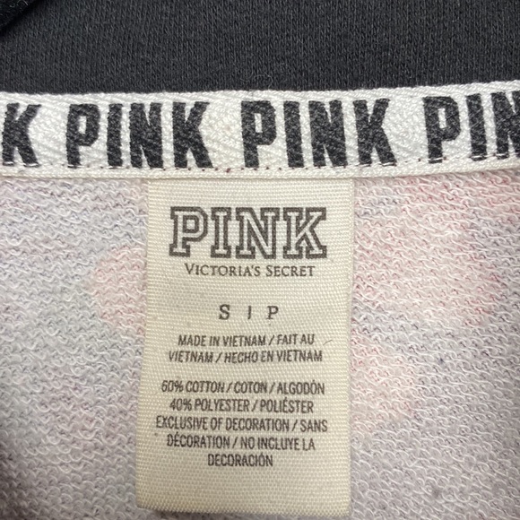 Pink Victoria's Secret Floral Sweatshirt Size Small - Picture 9 of 10